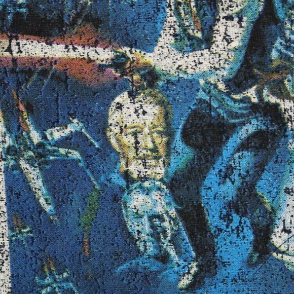 Old Navy Star Wars Luke Skywalker Darth Vader T-Shirt Shirt Blue S‎ Small - Picture 8 of 12